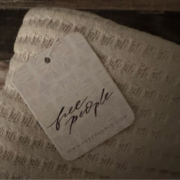 NWT Free People Juicy Long Sleeve Cowl Neck Top - Stone Cold - Medium - Picture 5 of 5